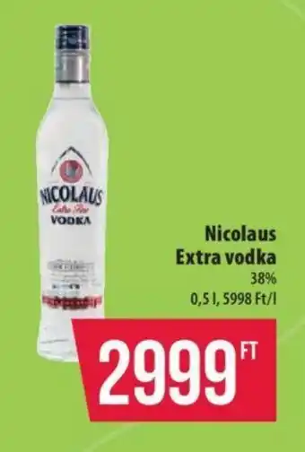 Coop Nicolaus Extra vodka 0,5l ajánlat