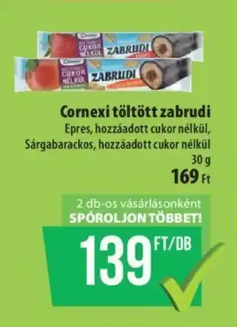 Coop Cornexi töltött zabrudi 30 g ajánlat