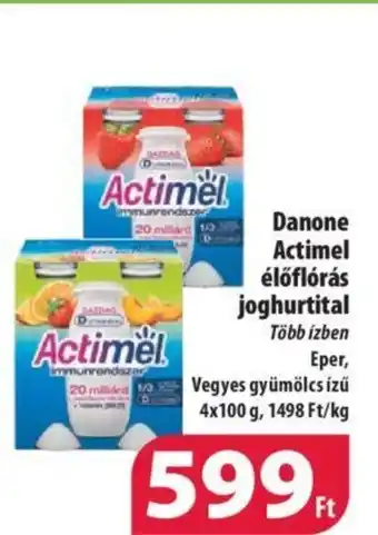 Coop Danone Actimel élőflórás joghurtital 4x100g ajánlat