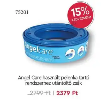 Rossmann Angel Care használt pelenka tartó rendszerhez utántöltő zsák ajánlat