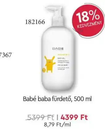 Rossmann Babé baba fürdető 500 ml ajánlat