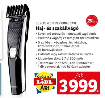 Lidl SILVERCREST PERSONAL CARE Haj- és szakállvágó 1 db ajánlat