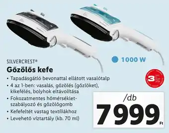 Lidl SILVERCREST Gőzölős kefe 1 db ajánlat