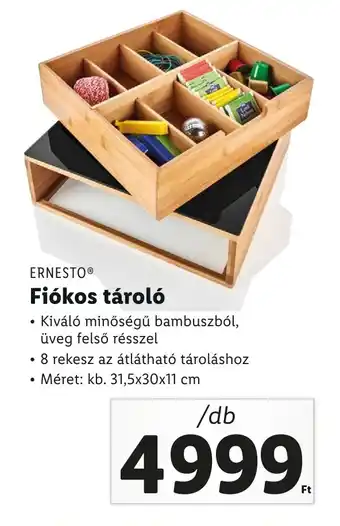 Lidl ERNESTO Fiókos tároló 1 db ajánlat