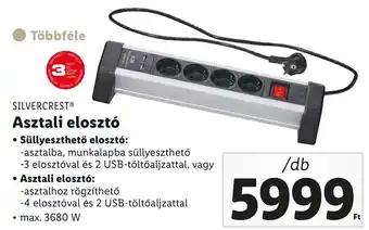 Lidl SILVERCREST Asztali elosztó 1 db ajánlat