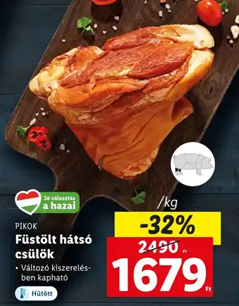 PIKOK Füstölt hátsó csülök 1 kg