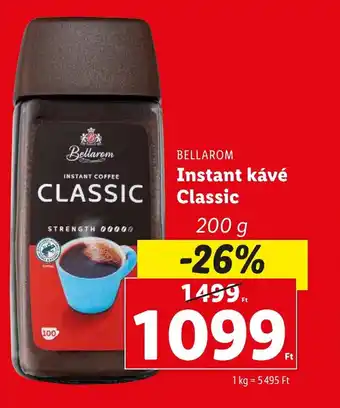 Lidl BELLAROM Instant kávé Classic 200 g ajánlat