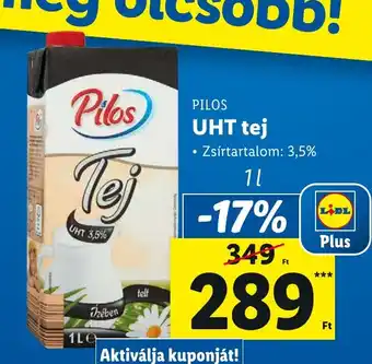 Lidl PILOS UHT tej 1 l ajánlat