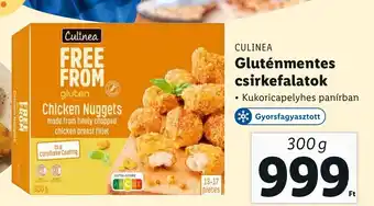 Lidl CULINEA Gluténmentes csirkefalatok 300 g ajánlat