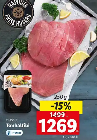 Lidl CLASSIC Tonhalfilé 250 g ajánlat