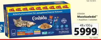 Lidl COSHIDA Macskaeledel 48 x 100 g ajánlat
