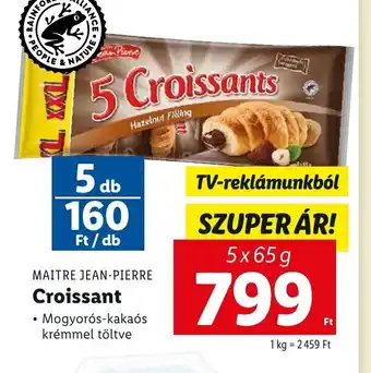 MAITRE JEAN-PIERRE Croissant 5 x 65 g