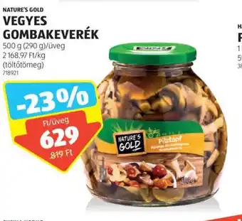 NATURE'S GOLD VEGYES GOMBAKEVERÉK 500 g