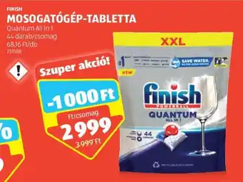 ALDI FINISH MOSOGATÓGÉP-TABLETTA 44 db ajánlat