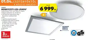 ALDI CASALUX MENNYEZETI LED-LÁMPA 1 db ajánlat