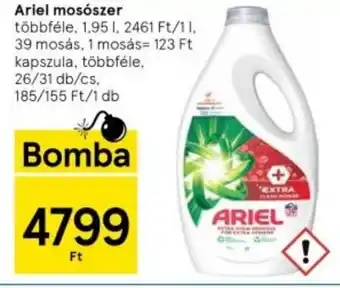 Tesco Ariel mosószer 1.95l ajánlat
