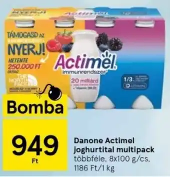 Tesco Danone Actimel joghurtital multipack 8x100 g/cs ajánlat