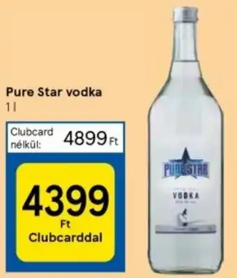 Tesco Pure Star vodka 1l ajánlat