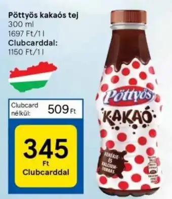 Tesco Pöttyös kakaós tej 300 ml ajánlat