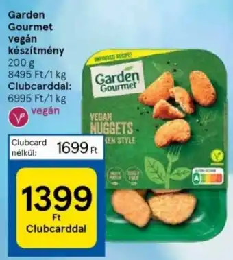 Tesco Garden Gourmet vegán készítmény 200g ajánlat