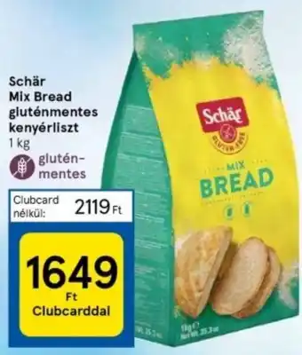 Tesco Schär Mix Bread gluténmentes kenyérliszt 1 kg ajánlat