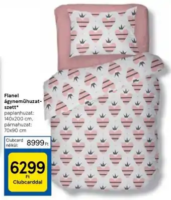 Flanel ágyneműhuzat- szett