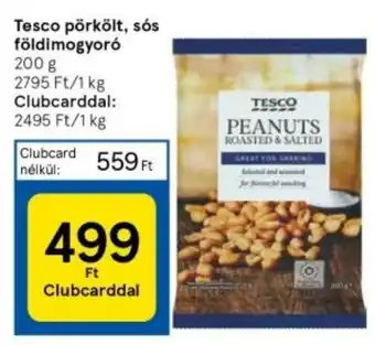 Tesco Tesco pörkölt, sós földimogyoró 200 g ajánlat