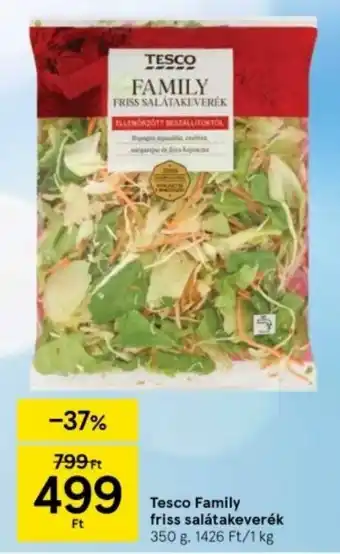 Tesco Tesco Family friss salátakeverék 350 g ajánlat