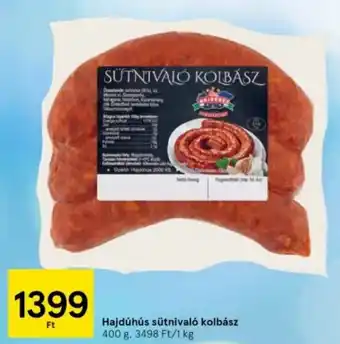 Tesco Hajdúhús sütnivaló kolbász 400 g ajánlat