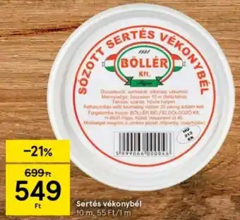 Tesco Sertés vékonybél 10m ajánlat