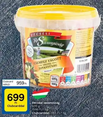 Vecsési savanyúság 600g