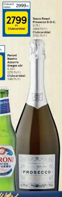 Tesco Tesco finest Prosecco D.O.C. 0,75l ajánlat