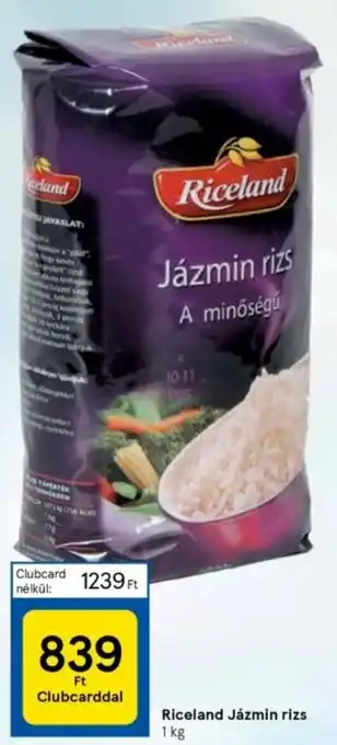 Tesco Riceland Jázmin rizs 1 kg ajánlat