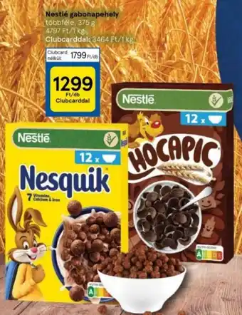 Tesco Nestlé gabonapehely többféle, 375 g ajánlat