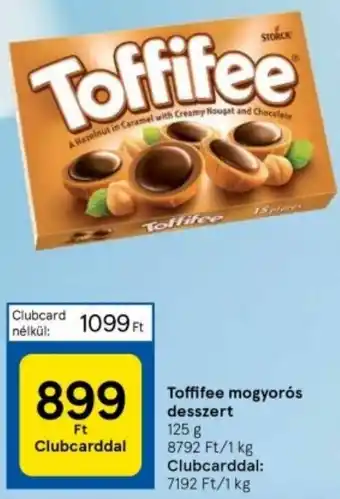 Tesco Toffifee mogyorós desszert 125 g ajánlat