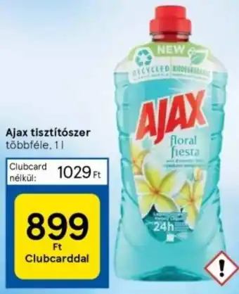 Tesco Ajax tisztítószer többféle, 1l ajánlat