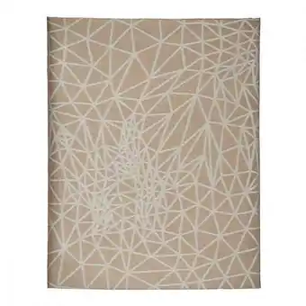 Bonus Shop Abrosz absztrakt bézs szín jacquard fehér (140 x 180 cm) ajánlat
