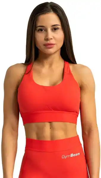 Gymbeam sportmelltartó limitless hot red xs