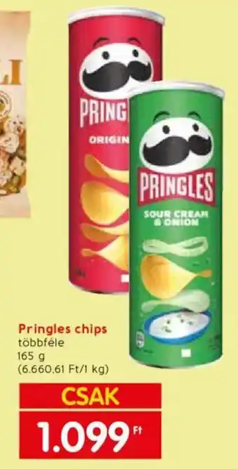 Spar Pringles chips 165g ajánlat