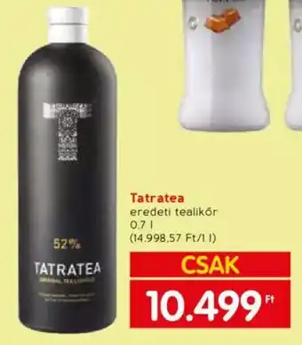 Spar Tatratea eredeti tealikőr 0.7l ajánlat