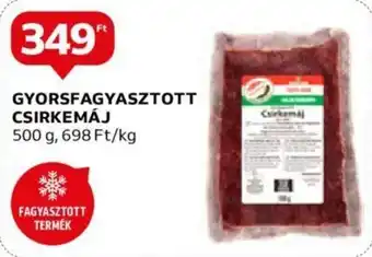 Auchan GYORSFAGYASZTOTT CSIRKEMÁJ 500g ajánlat