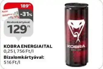 Auchan KOBRA ENERGIAITAL 0,25l ajánlat