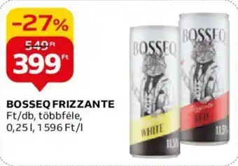 Auchan BOSSEQ FRIZZANTE Ft/db, többféle, 0,25l ajánlat