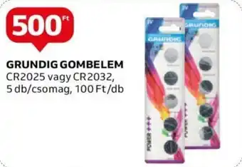 GRUNDIG GOMBELEM CR2025 vagy CR2032, 5 db