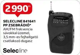 Auchan SELECLINE 841641 PP ZSEBRÁDIÓ AM/FM ajánlat