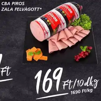 Príma CBA PIROS ZALA FELVÁGOTT 10dkg ajánlat