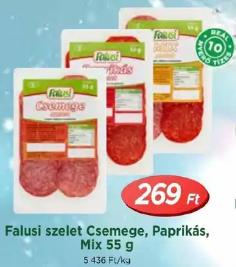 Real Falusi szelet Csemege, Paprikás, Mix 55 g ajánlat