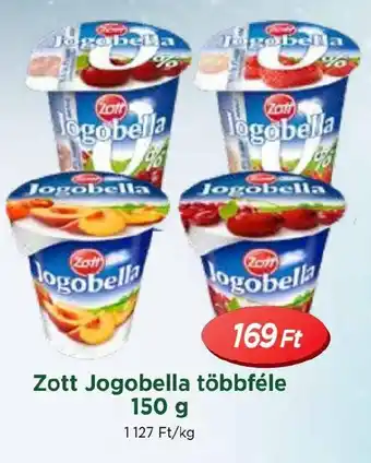 Real Zott Jogobella többféle 150 g ajánlat