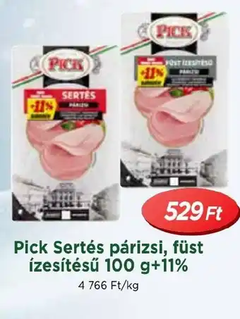 Real Pick Sertés párizsi, füst ízesítésű 100 g+11% ajánlat