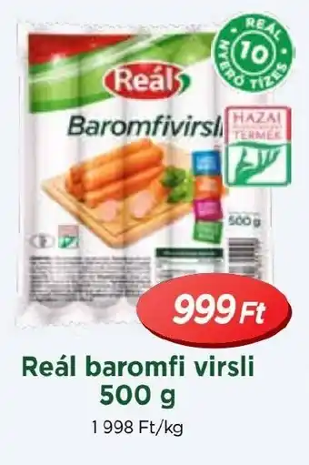 Real Reál baromfi virsli 500 g ajánlat